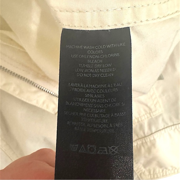 Urban Outfitters BDG Off White Wide Leg Cargo Y2K Pants Utility Size 2 - Picture 10 of 15